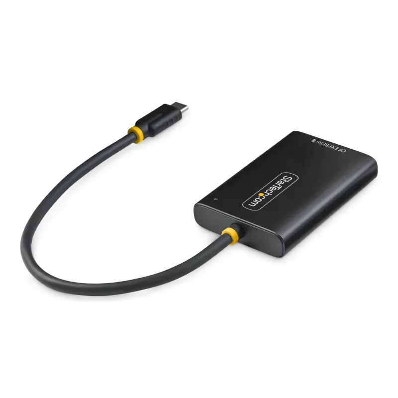 StarTech.com USB-C CFexpress B tipa karšu lasītājs, USB 10Gbps, pārnēsājams atmiņas karšu lasītājs, USB Type-C uz CF Express 2.0 adapteris, darbojas ar jebkuru operētājsistēmu