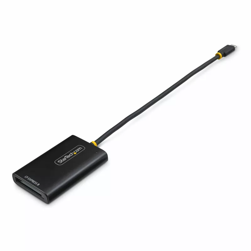 StarTech.com USB-C CFexpress B tipa karšu lasītājs, USB 10Gbps, pārnēsājams atmiņas karšu lasītājs, USB Type-C uz CF Express 2.0 adapteris, darbojas ar jebkuru operētājsistēmu