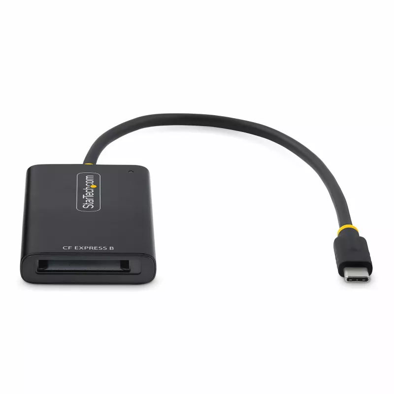 StarTech.com USB-C CFexpress B tipa karšu lasītājs, USB 10Gbps, pārnēsājams atmiņas karšu lasītājs, USB Type-C uz CF Express 2.0 adapteris, darbojas ar jebkuru operētājsistēmu