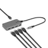 StarTech.com 4 portu USB-C centrmezgls, 5 Gbps, ar kopnes barošanu, USB-C uz 4x USB-A centrmezgls ar USB-C papildu barošanas ieeju, 1 pēdu/30 cm saimniekdatora kabelis, pārnēsājams galddatoru/portatīvo datoru USB centrmezgls