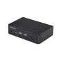 StarTech.com 2 portu DisplayPort KVM slēdzis, 4K 60 Hz, DP 1.2, EDID pārvaldība, 2 portu USB 3.0 centrmezgls, 4x USB HID pieslēgvietas, TAA atbilstīgs