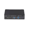 StarTech.com 2 portu DisplayPort KVM slēdzis, 4K 60 Hz, DP 1.2, EDID pārvaldība, 2 portu USB 3.0 centrmezgls, 4x USB HID pieslēgvietas, TAA atbilstīgs
