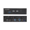 StarTech.com 2 portu DisplayPort KVM slēdzis, 4K 60 Hz, DP 1.2, EDID pārvaldība, 2 portu USB 3.0 centrmezgls, 4x USB HID pieslēgvietas, TAA atbilstīgs