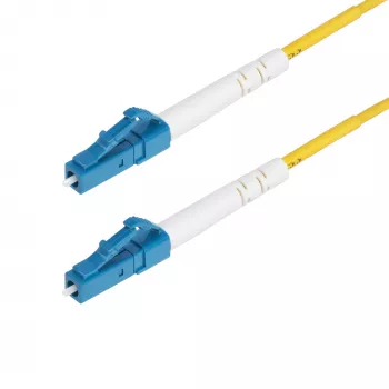 StarTech.com 30 m (98,4 pēdas) LC uz LC (UPC) OS2 vienmoda vienvirziena optiskās šķiedras kabelis, 9/125 µm, 40G/100G, liekumnejutīgs, zemi ievades zudumi, LSZH optiskās šķiedras džempera vads