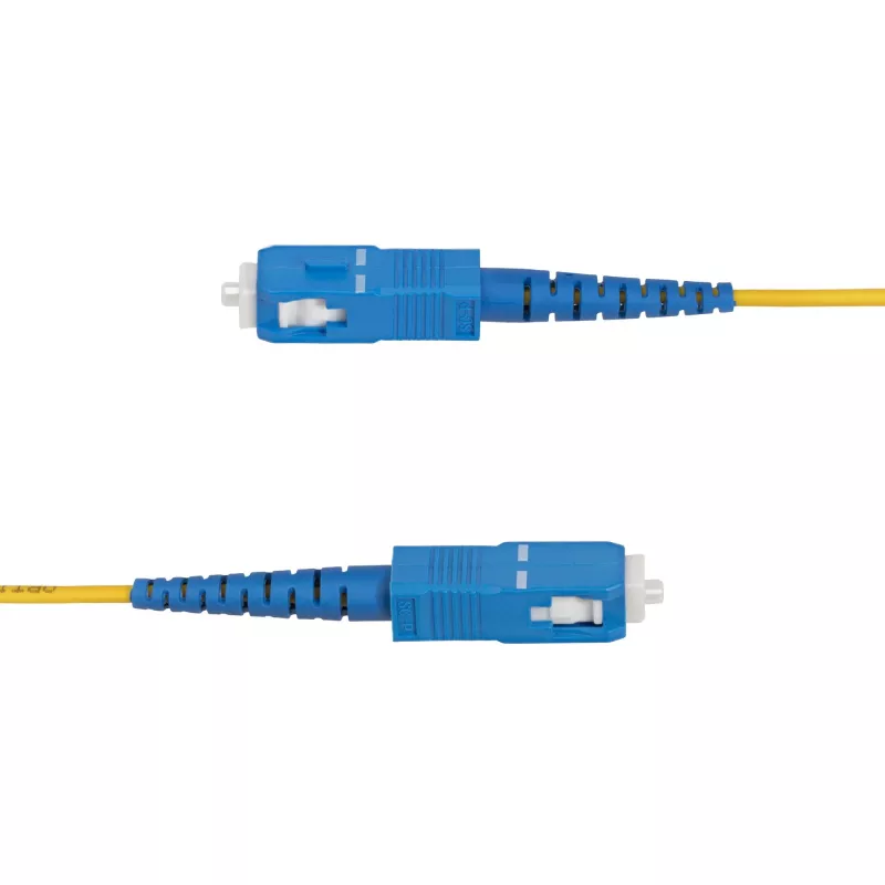 StarTech.com 3m (9.8 pēdas) LC uz SC (UPC) OS2 vienmoda simpleksā optiskās šķiedras kabelis, 9/125µm, 40G/100G, liekumnejutīgs, zemi ievades zudumi - LSZH optiskās šķiedras džempera vads
