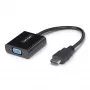 StarTech.com HDMI uz VGA adapteris, aktīvs video pārveidotājs portatīvajam/galddatoram, 1920x1080 (1080p), HDMI avots uz VGA monitoru/displeju/projektoru