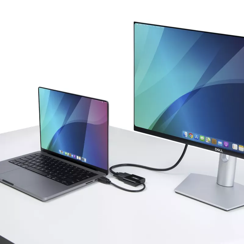 StarTech.com HDMI uz VGA adapteris, aktīvs video pārveidotājs portatīvajam/galddatoram, 1920x1080 (1080p), HDMI avots uz VGA monitoru/displeju/projektoru