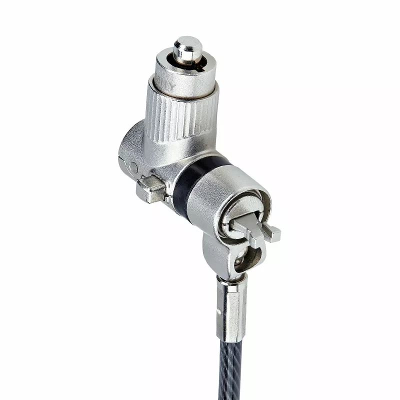 StarTech.com 25 iepakojumā universāla klēpjdatora slēdzene 6,6 pēdas, ar vienādu atslēgu bloķēšanas kabelis, drošības kabelis, saderīga ar Noble Wedge®/Nano/K-Slot, pretzagšanas, izturīgs pret pārgriešanu