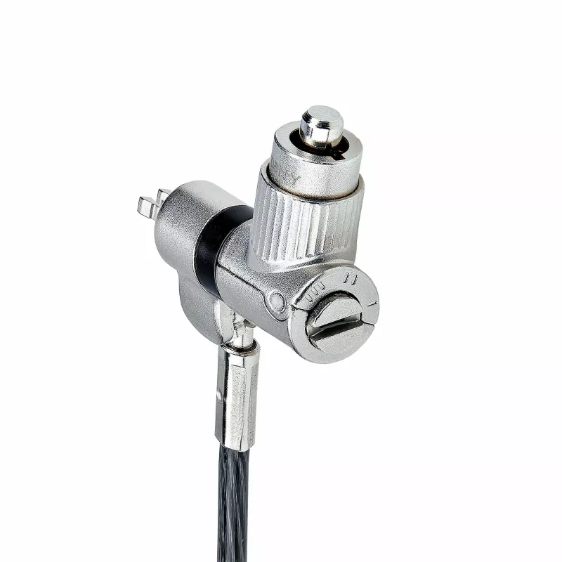 StarTech.com 25 iepakojumā universāla klēpjdatora slēdzene 6,6 pēdas, ar vienādu atslēgu bloķēšanas kabelis, drošības kabelis, saderīga ar Noble Wedge®/Nano/K-Slot, pretzagšanas, izturīgs pret pārgriešanu