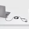 StarTech.com 25-Pack Universal Laptop Lock 6.6ft (2m), Serializēta drošības trosīte klēpjdatoram, Saderīga ar Noble Wedge®/Nano/K-Slot, Bezatslēgas kombinācijas trosīte - TAA