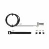 StarTech.com 25-Pack Universal Laptop Lock 6.6ft (2m), Serializēta drošības trosīte klēpjdatoram, Saderīga ar Noble Wedge®/Nano/K-Slot, Bezatslēgas kombinācijas trosīte - TAA