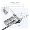 StarTech.com 25-Pack Universal Laptop Lock 6.6ft (2m), Serializēta drošības trosīte klēpjdatoram, Saderīga ar Noble Wedge®/Nano/K-Slot, Bezatslēgas kombinācijas trosīte - TAA