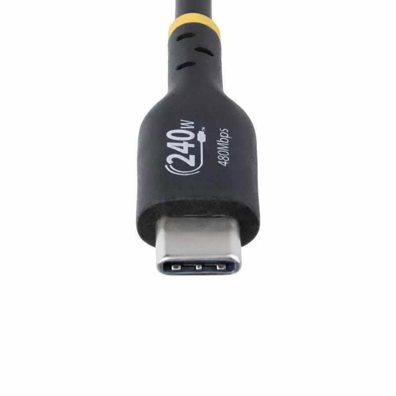 StarTech.com 4m USB-C uzlādes kabelis, USB-IF sertificēts USB C kabelis, 240W PD EPR, USB 2.0 Type-C klēpjdatora lādēšanas vads, USB-C datu pārraides kabelis, TPE apvalks, M/M