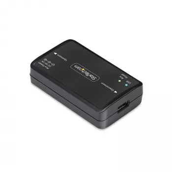 StarTech.com USB Galvaniskā izolatora, līdz 6KV, elektriskā trokšņu izolatora, IP40, DIN sliedes stiprinājums, izolēta jaudas filtra, USB 2.0/1.1, 5V/250mA, Plug-and-Play, TAA