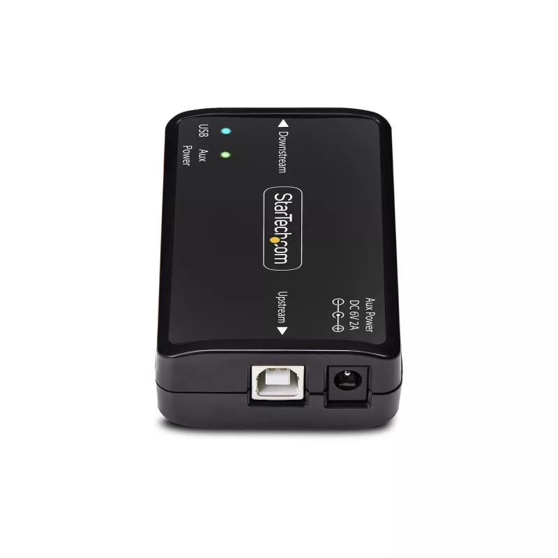 StarTech.com USB Galvaniskā izolatora, līdz 6KV, elektriskā trokšņu izolatora, IP40, DIN sliedes stiprinājums, izolēta jaudas filtra, USB 2.0/1.1, 5V/250mA, Plug-and-Play, TAA