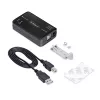 StarTech.com USB Galvaniskā izolatora, līdz 6KV, elektriskā trokšņu izolatora, IP40, DIN sliedes stiprinājums, izolēta jaudas filtra, USB 2.0/1.1, 5V/250mA, Plug-and-Play, TAA