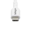 StarTech.com 3 m (9,8 pēdas) balts USB-C lādēšanas kabelis, USB C kabelis, USB 2.0 Type-C klēpjdatora lādētāja vads, 60 W 3 A jaudas piegāde, TPE apvalks, USB-C datu pārsūtīšanas kabelis, M/M