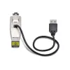 StarTech.com Gigabit Fiber to RJ45 Ethernet Media Converter Dongle, Optical Singlemode 10km/Multimode 800m, USB Powered, Compact Design, Metal Housing, Micro Mini, TAA