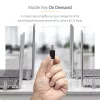 StarTech.com 25-gab. universālā klēpjdatoru slēdzene 2 m, galvenās atslēgas bloķēšanas kabelis, datoru drošība, saderīga ar Noble Wedge®/Nano/K-Slot; pretzādzību griešanas izturīgs kabelis