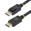 StarTech.com 2m (6,6 pēdu) VESA sertificēts DisplayPort kabelis – 10 gab. iepakojums – DisplayPort 1.2 vads ar fiksatoriem, 4K 60Hz UHD, DP–DP kabelis monitoram, fiksējoši DP savienotāji