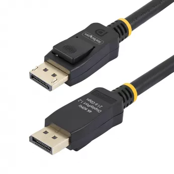 StarTech.com 2m (6,6 pēdu) VESA sertificēts DisplayPort kabelis – 10 gab. iepakojums – DisplayPort 1.2 vads ar fiksatoriem, 4K 60Hz UHD, DP–DP kabelis monitoram, fiksējoši DP savienotāji