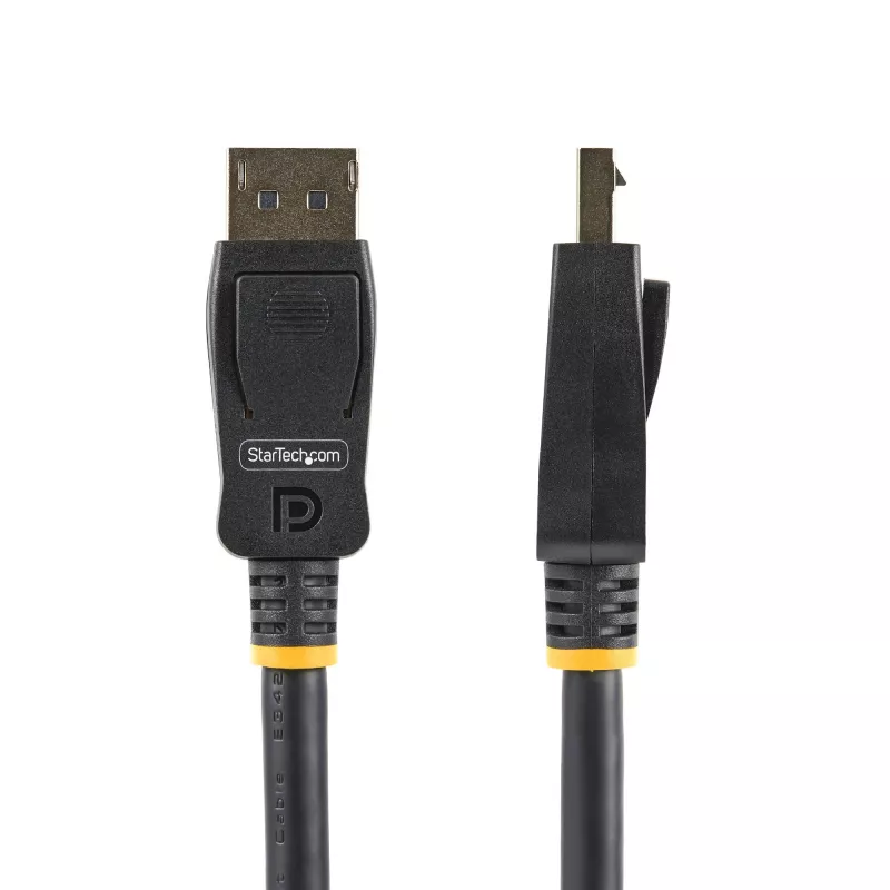 StarTech.com 2m (6,6 pēdu) VESA sertificēts DisplayPort kabelis – 10 gab. iepakojums – DisplayPort 1.2 vads ar fiksatoriem, 4K 60Hz UHD, DP–DP kabelis monitoram, fiksējoši DP savienotāji