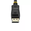 StarTech.com 2m (6,6 pēdu) VESA sertificēts DisplayPort kabelis – 10 gab. iepakojums – DisplayPort 1.2 vads ar fiksatoriem, 4K 60Hz UHD, DP–DP kabelis monitoram, fiksējoši DP savienotāji