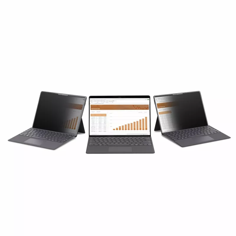 StarTech.com 4-virzienu 12,4 inch Surface Laptop Go 1/2/3 privātuma ekrāna filtra plēve, portreta/ainavas režīms, skārienjūtīgs, +/- 30° skata leņķis, zilās gaismas samazināšana, matēta apdare
