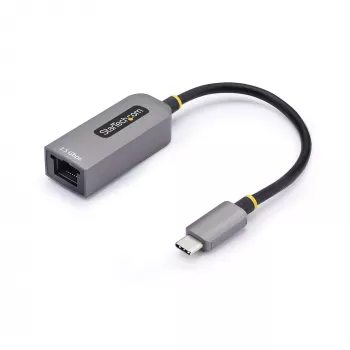 StarTech.com 2.5GbE USB-C–Ethernet adapteris, NBASE-T NIC, USB 3.0 Type-C 2,5/1G vairāku ātrumu tīkls, saderīgs ar Thunderbolt, Windows un Mac