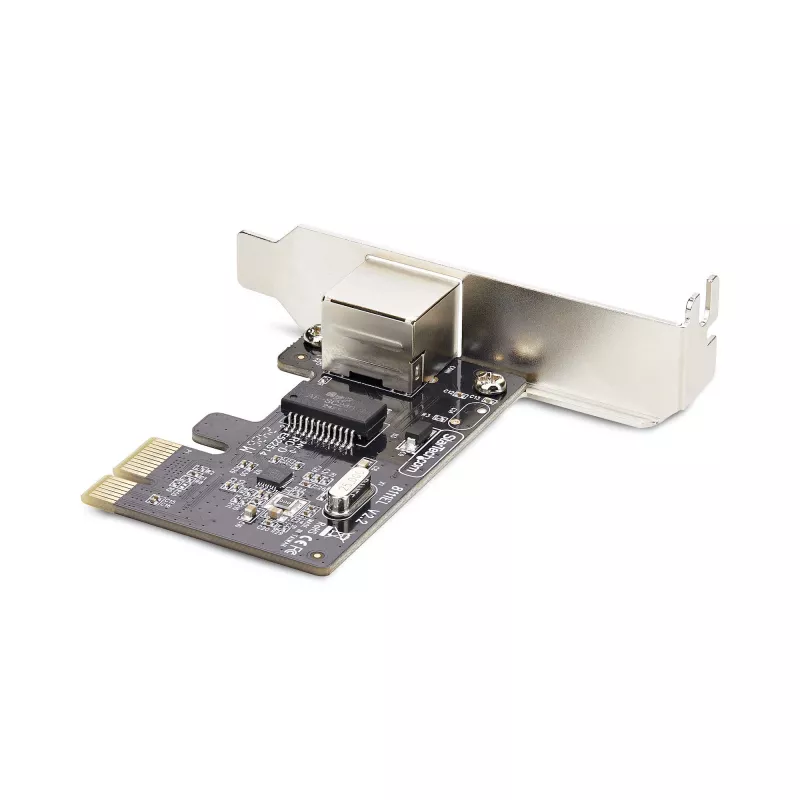 StarTech.com 1 pieslēgvietas Gigabit PCIe tīkla adaptera karte, zema profila NIC, 10/100/1000Mbps PCI Express LAN karte, Realtek RTL8111H, Windows un Linux, TAA atbilstoša