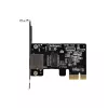StarTech.com 1 pieslēgvietas Gigabit PCIe tīkla adaptera karte, zema profila NIC, 10/100/1000Mbps PCI Express LAN karte, Realtek RTL8111H, Windows un Linux, TAA atbilstoša
