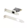 StarTech.com 1 pieslēgvietas Gigabit PCIe tīkla adaptera karte, zema profila NIC, 10/100/1000Mbps PCI Express LAN karte, Realtek RTL8111H, Windows un Linux, TAA atbilstoša