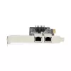StarTech.com 2 portu Gigabit PCIe tīkla adaptera karte, 10/100/1000Mbps PCI Express NIC, divi Realtek RTL8111H, darbojas ar Windows un Linux, atbilst TAA