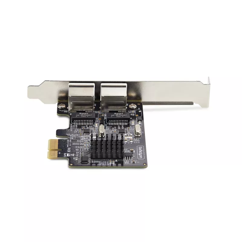 StarTech.com 2 portu Gigabit PCIe tīkla adaptera karte, 10/100/1000Mbps PCI Express NIC, divi Realtek RTL8111H, darbojas ar Windows un Linux, atbilst TAA