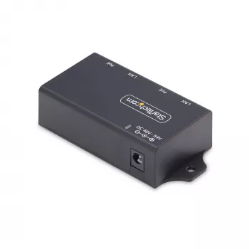 StarTech.com 2 portu Gigabit starpposma PoE+ inžektors, 10/100/1000 Mb/s, PoE+ (802.3af/at), 30 W, 1 Gbps Ethernet, pie sienas montējams, nevadāma iekšējā Power over Ethernet ierīce