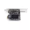 StarTech.com 2 portu 5G gigabitu PCIe tīkla adaptera karte, 5G/2.5G/1G/100M/10M PCI Express LAN karte, Realtek RTL8126, Windows un Linux, TAA atbilstoša