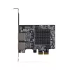 StarTech.com 2 portu 5G gigabitu PCIe tīkla adaptera karte, 5G/2.5G/1G/100M/10M PCI Express LAN karte, Realtek RTL8126, Windows un Linux, TAA atbilstoša