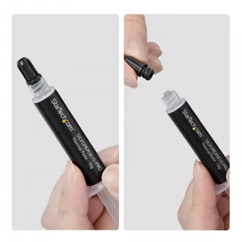 StarTech.com augstas veiktspējas silikona termopasta, 14,5 W/m·K siltumvadītspēja, smērvielas savienojums centrālajiem procesoriem, GPU un IC, uzlabo siltuma izkliedi datoros