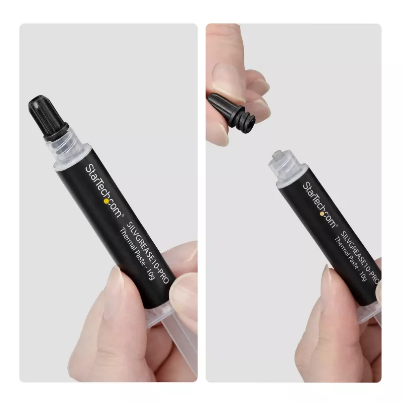 StarTech.com augstas veiktspējas silikona termopasta, 14,5 W/m·K siltumvadītspēja, smērvielas savienojums centrālajiem procesoriem, GPU un IC, uzlabo siltuma izkliedi datoros