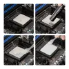 StarTech.com augstas veiktspējas silikona termopasta, 14,5 W/m·K siltumvadītspēja, smērvielas savienojums centrālajiem procesoriem, GPU un IC, uzlabo siltuma izkliedi datoros