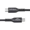 StarTech.com 6.6 pēdas (2 m) USB-A uz USB-C uzlādes kabelis, uzlāde un sinhronizācija, 3A, USB 2.0, TPE apvalks - melns USB uzlādes vads