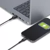 StarTech.com 6.6 pēdas (2 m) USB-A uz USB-C uzlādes kabelis, uzlāde un sinhronizācija, 3A, USB 2.0, TPE apvalks - melns USB uzlādes vads