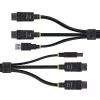 StarTech.com 6 pēdu (1,8 m) divu DisplayPort un USB 5 Gbps KVM kabelis, 4K 60 Hz, universāli saderīgs DP 1.2/USB 3.0 kombinētais kabelis divu monitoru KVM slēdžiem