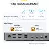 StarTech.com Triple-Monitor USB-C dokstacija, 140W klēpjdatora uzlādes doks MacBook Pro un Windows, 4K 60Hz HDMI vai DisplayPort, TAA