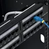 StarTech.com 48-portu 2U statņu Cat6 savienotājpanelis, RJ45, UTP, 110 ielaušanas, Cat 6 Ethernet savienotājpanelis tīkla servera statnei