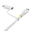 StarTech.com 1 m (3 pēdas) izturīgs 2-in-1 USB-C lādēšanas kabelis ar Lightning adapteri, 30 W/60 W (3 A), Apple MFi sertificēts, pīts USB C lādētāja vads iPhone/iPad/Android ierīcēm