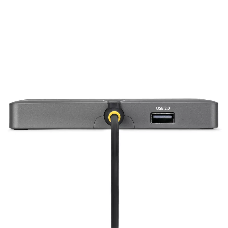 StarTech.com USB-C uz četru monitoru darbstacijas adapteris, 4K 60Hz DisplayPort, 140W PD caurlaides uzlāde klēpjdatoram, USB ports bezvadu tastatūrai / pelei, TAA