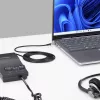 StarTech.com UR9-HEADSET-ADAPTER kabeļa savienotāju pārveidotājs USB-C RJ-9 Melns
