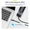 StarTech.com UR9-HEADSET-ADAPTER kabeļa savienotāju pārveidotājs USB-C RJ-9 Melns