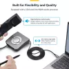 StarTech.com UR9-HEADSET-ADAPTER kabeļa savienotāju pārveidotājs USB-C RJ-9 Melns